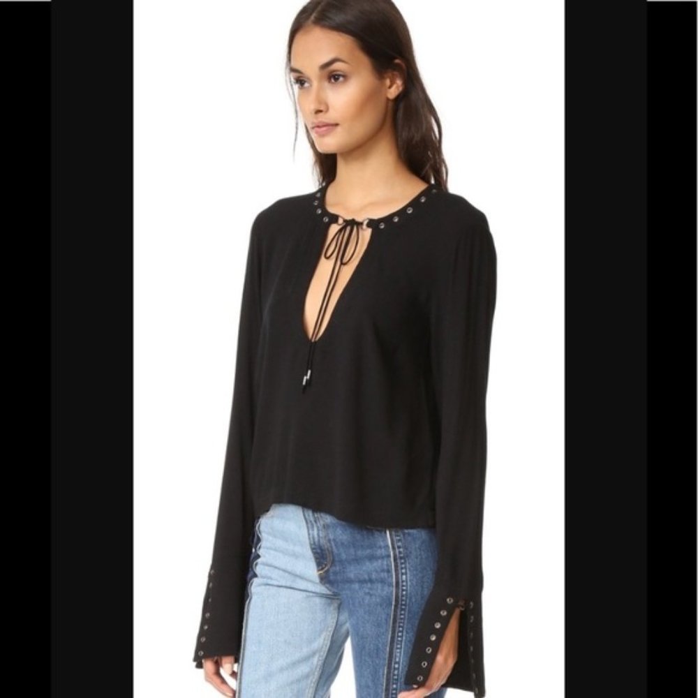 Free People Jump To The Beat Blouse XS - Picture 1 of 10